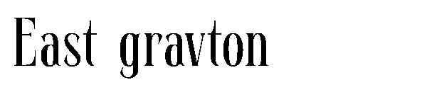 East gravton字体