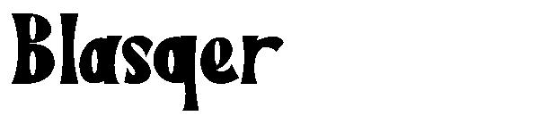 Blasqer字体