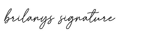 brilanys signature