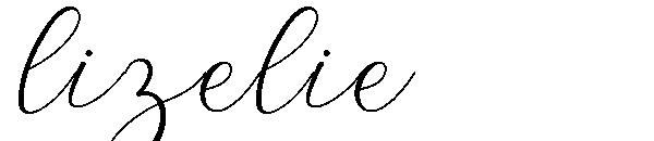 Lizelie字体