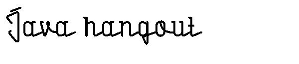 Java hangout字体