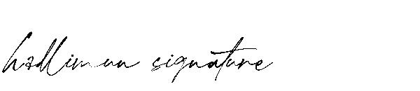 hallimun signature