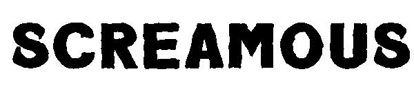 Screamous字体