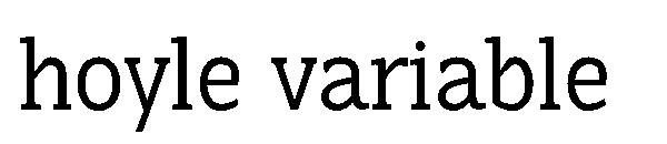 hoyle variable