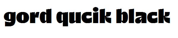 gord qucik black