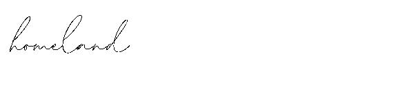 homeland字体