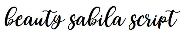 beauty sabila script