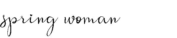 spring woman
