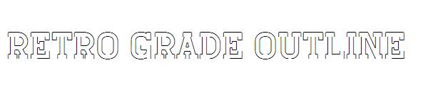 retro grade outline