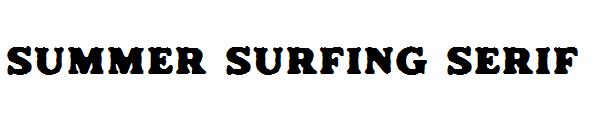 summer surfing serif