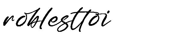 Roblesttoi字体
