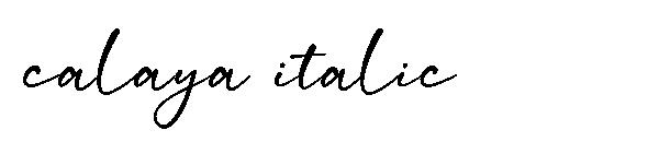 calaya italic