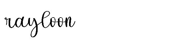 rayloon字体
