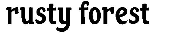 rusty forest字体