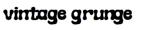 vintage grunge字体