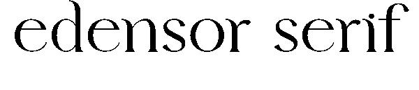 Edensor serif字体
