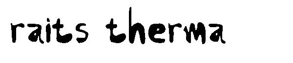 raits therma字体