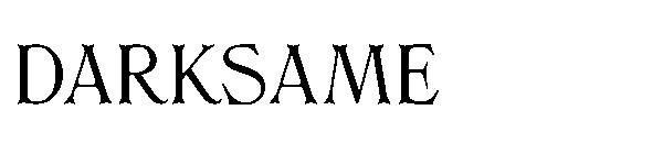 darksame字体