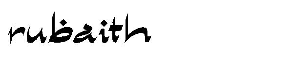 rubaith字体