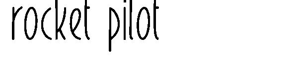 rocket pilot字体