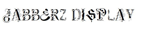jabberz display字体