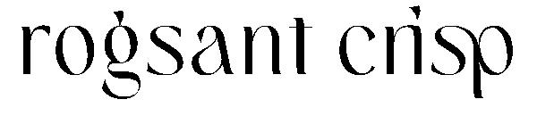 rogsant crisp字体