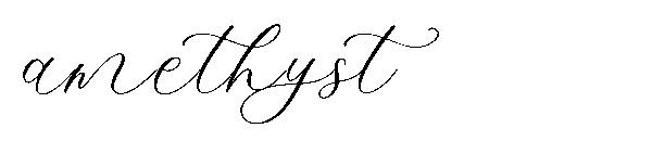 Amethyst字体
