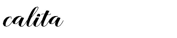 calita字体