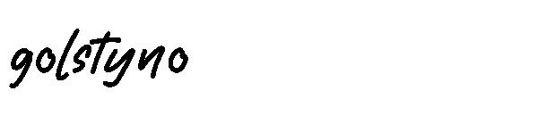 golstyno字体