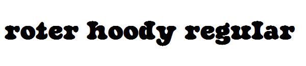 roter hoody regular字体