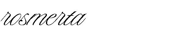rosmerta字体