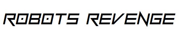 robots revenge字体