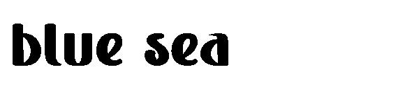 Blue sea字体