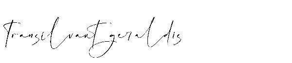 transilvant geraldis字体