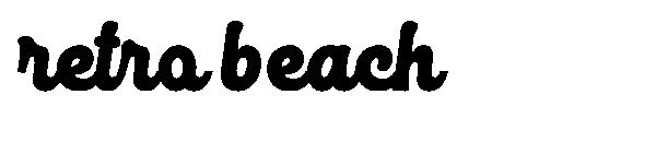 retro beach字体