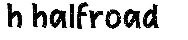h halfroad字体