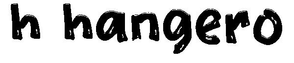 h hangero字体