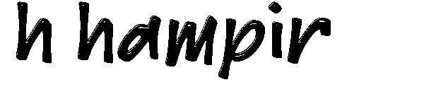 h hampir字体