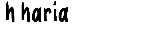 h haria字体