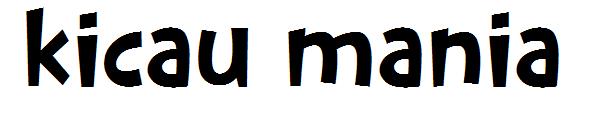Kicau mania字体