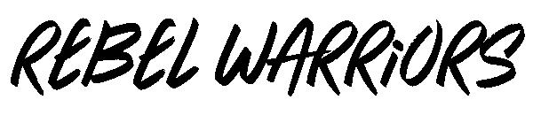 rebel warriors字体
