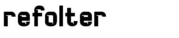 refolter字体