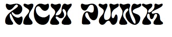 rich punk字体