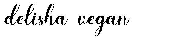 delisha vegan字体