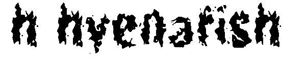 h hyenafish字体