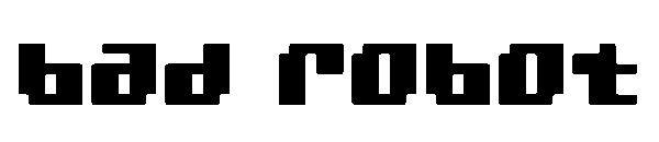 bad robot字体