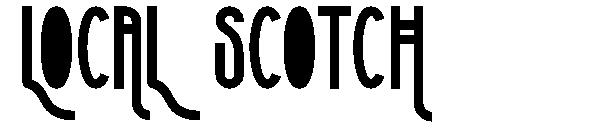 local scotch字体