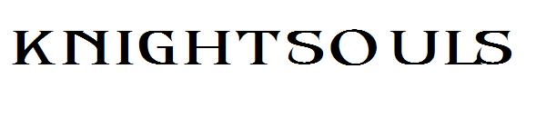 knight souls字体