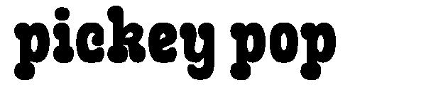 pickey pop字体