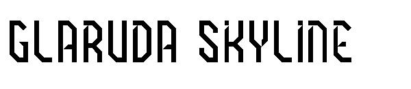 glaruda skyline字体